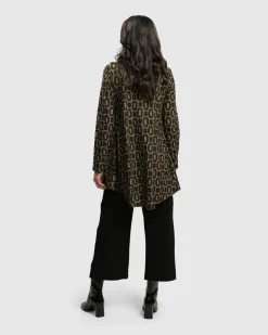 Women Alembika Plus<Boutique Swing Jacket, Ochre