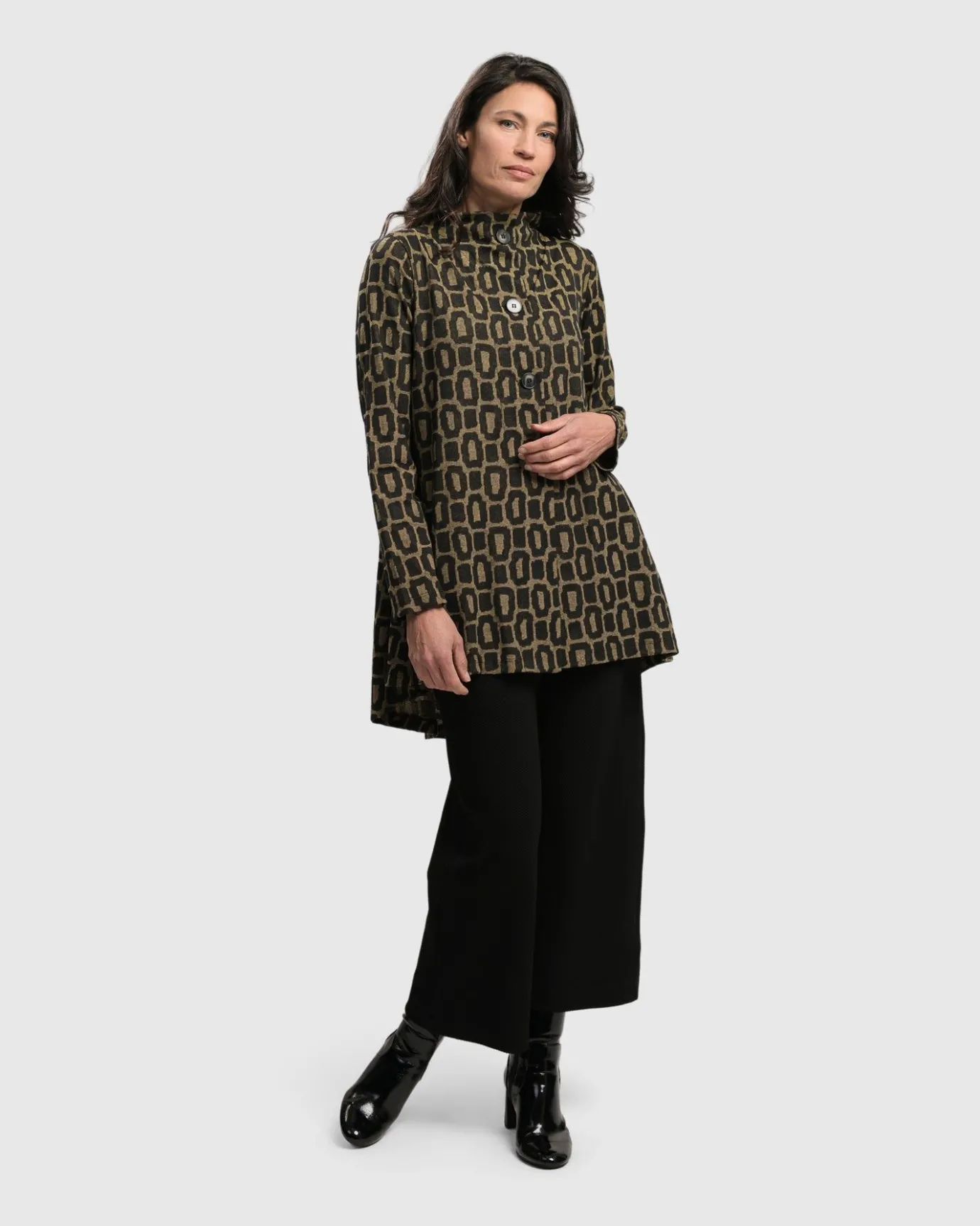 Women Alembika Plus<Boutique Swing Jacket, Ochre