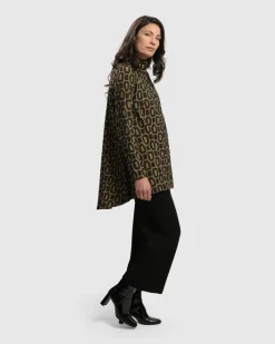 Women Alembika Plus<Boutique Swing Jacket, Ochre