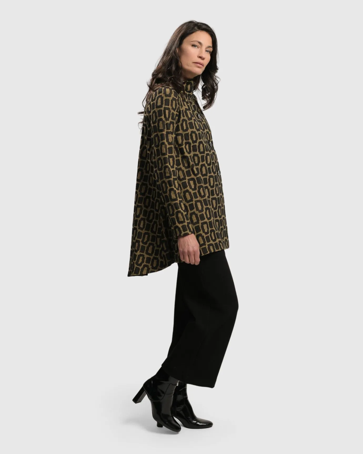 Women Alembika Plus<Boutique Swing Jacket, Ochre