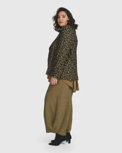 Women Alembika Jackets<Boutique Swing Jacket, Ochre