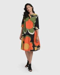 Women Alembika Dresses<Brenda Oversized Shirt Dress, Floral