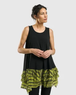 Women Alembika Tops & Tunics<Busy Bee Sleeveless Tunic Top, Yellow