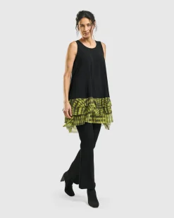 Women Alembika Tops & Tunics<Busy Bee Sleeveless Tunic Top, Yellow