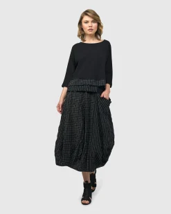 Women Alembika Plus<Calypso Balloon Skirt, Mix