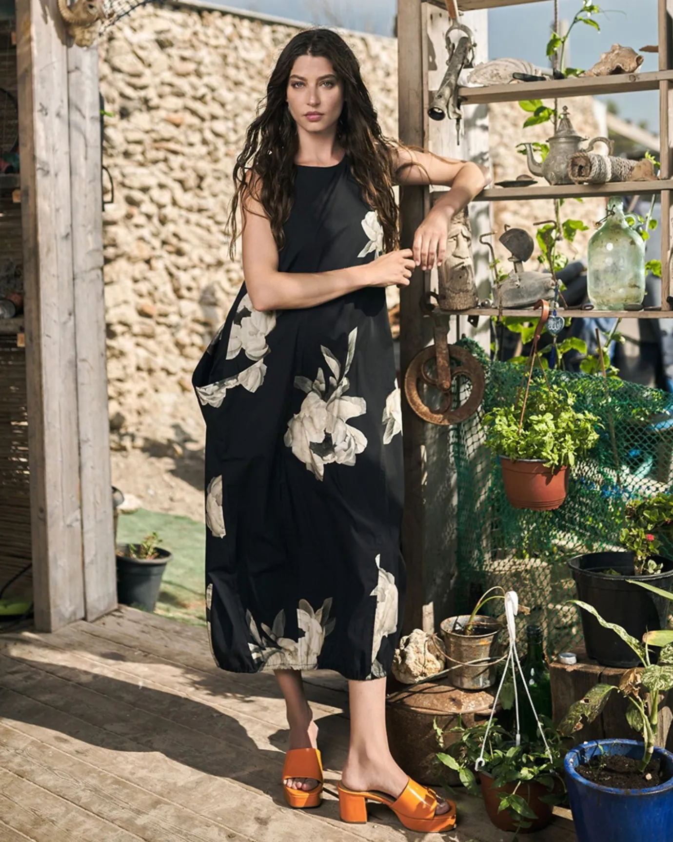 Women Alembika Dresses<Carla Pocket Dress, Roses