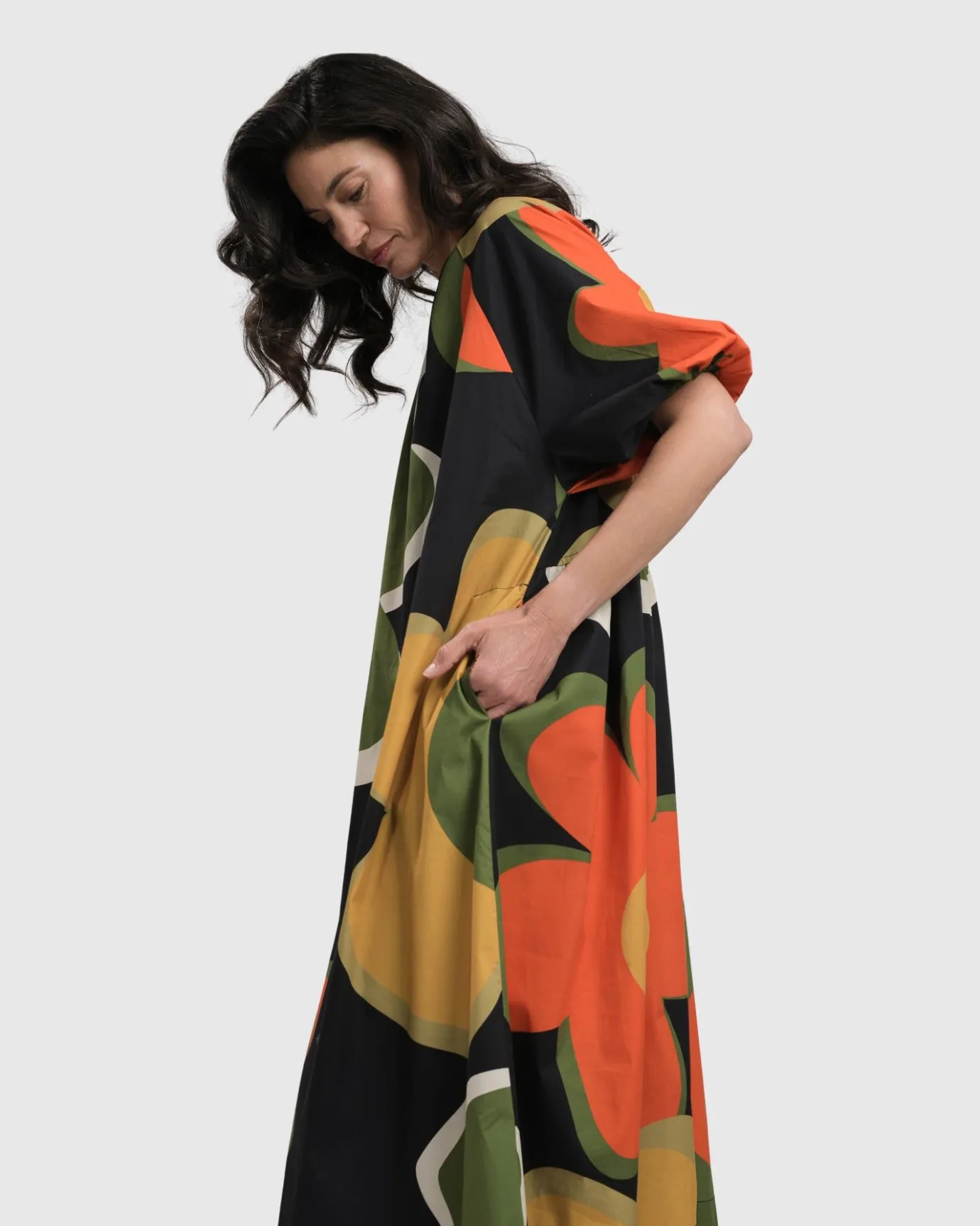 Women Alembika Dresses<Carol Muumuu Dress, Floral