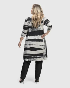Women Alembika Tops & Tunics<Charisma Swing Hi-Lo Tunic Top, Grunge