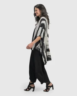Women Alembika Plus<Charisma V Neck Hi-Lo Trapeze Top, Grunge