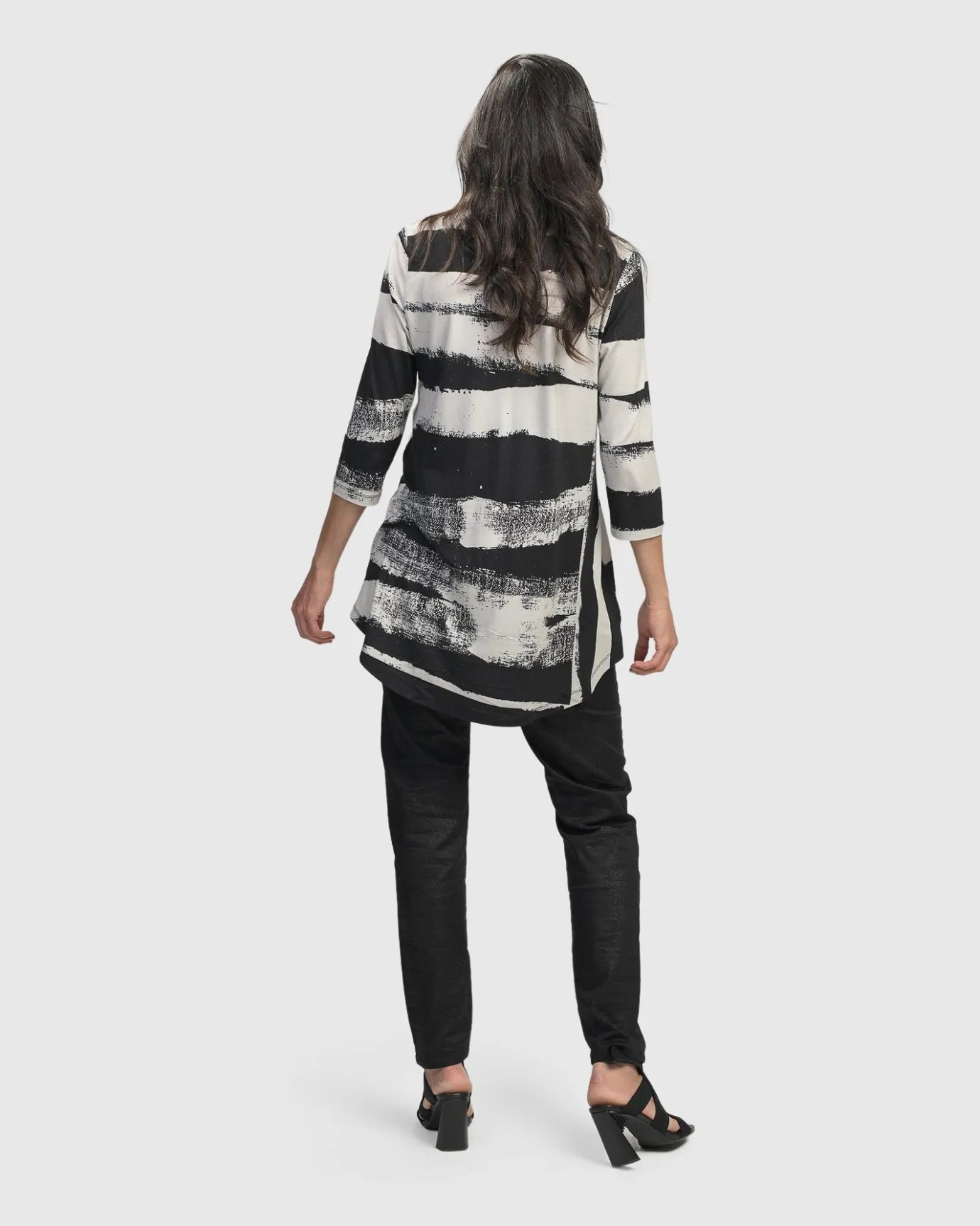 Women Alembika Plus<Charisma V Neck Tunic Top, Grunge