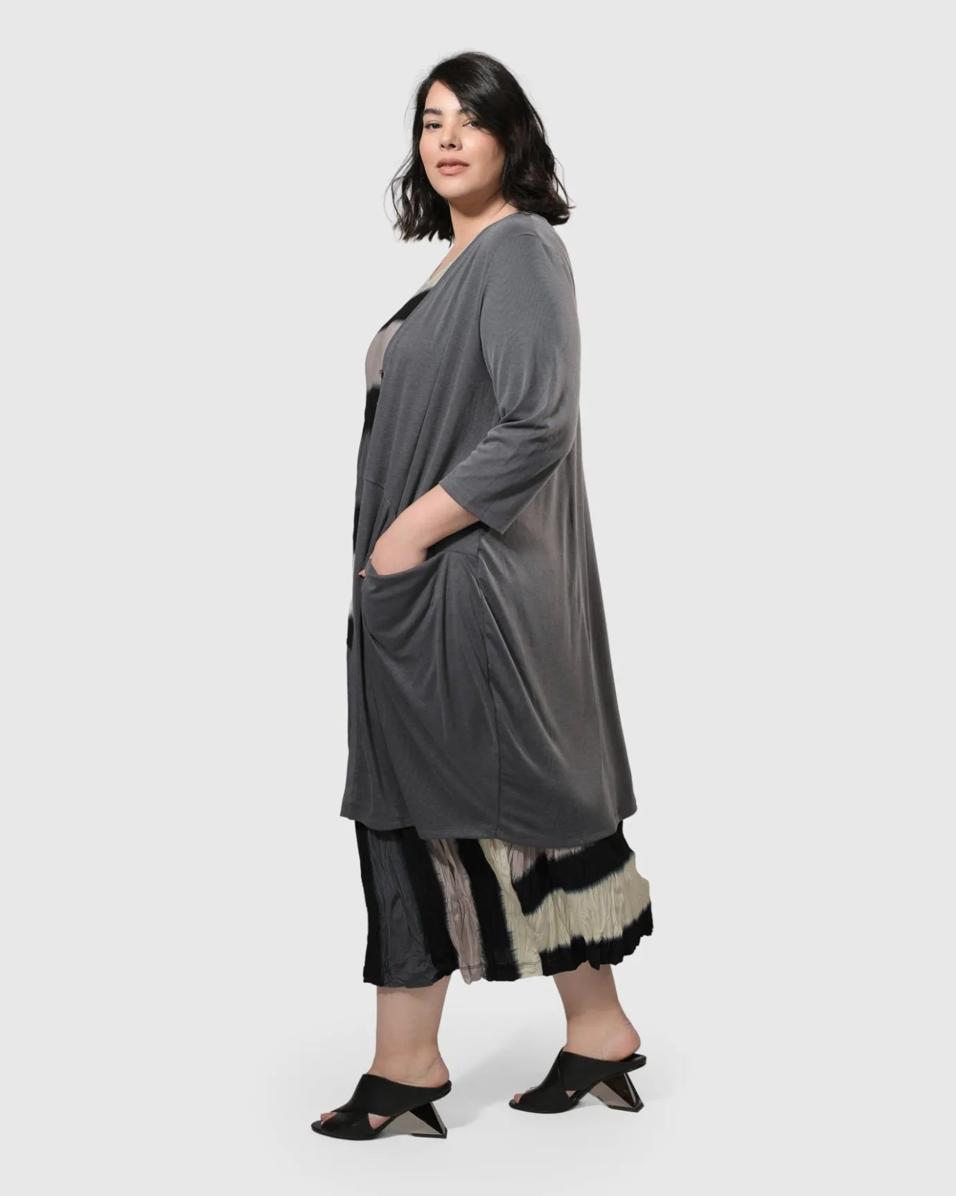 Women Alembika Dresses<Charlie Crinkle Tank Dress, Stripe