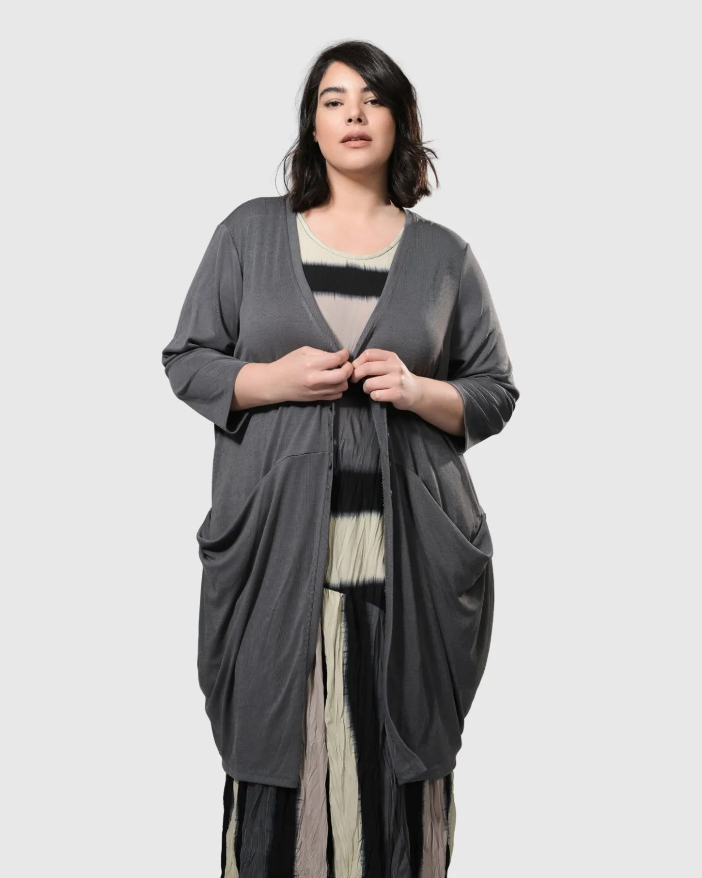 Women Alembika Dresses<Charlie Crinkle Tank Dress, Stripe