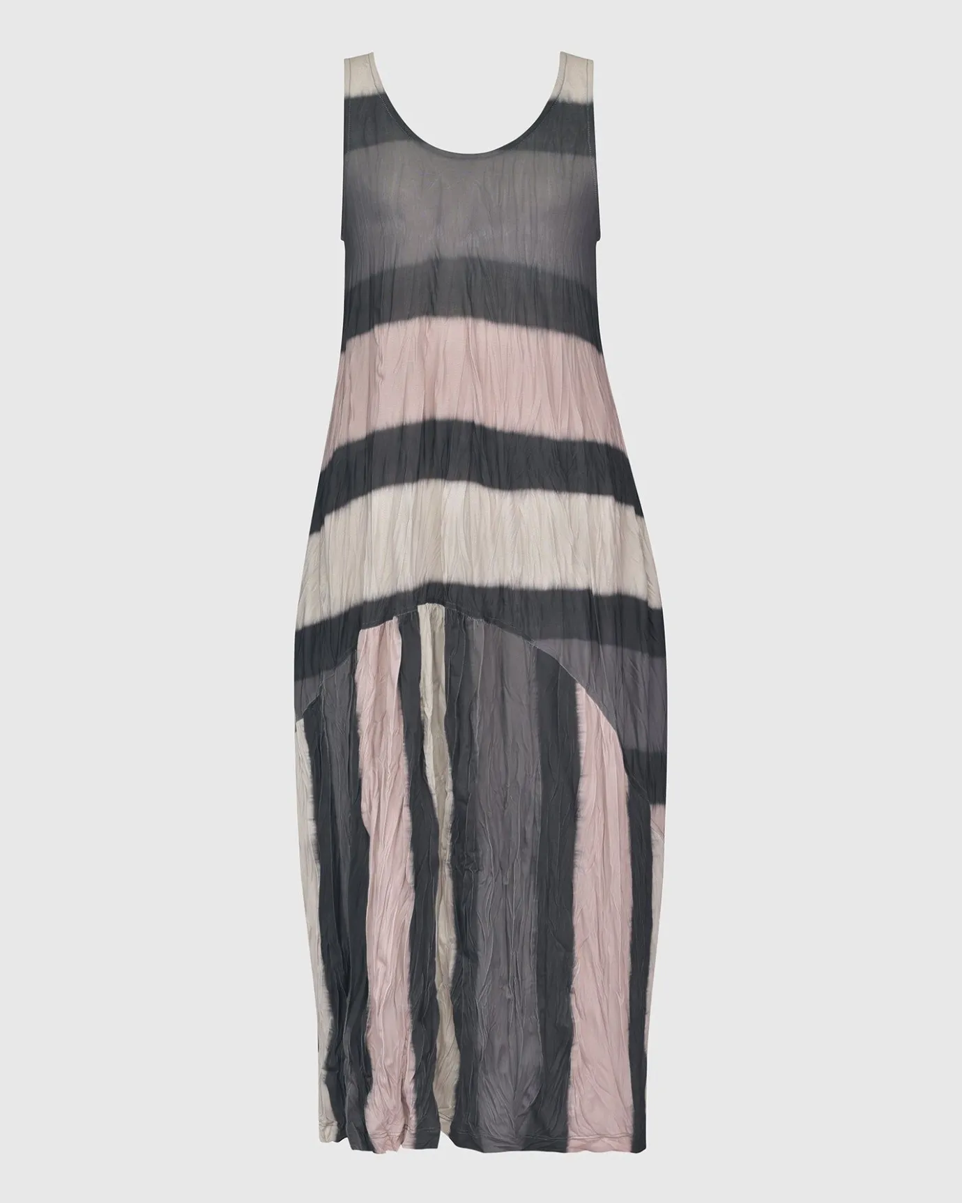 Women Alembika Dresses<Charlie Crinkle Tank Dress, Stripe