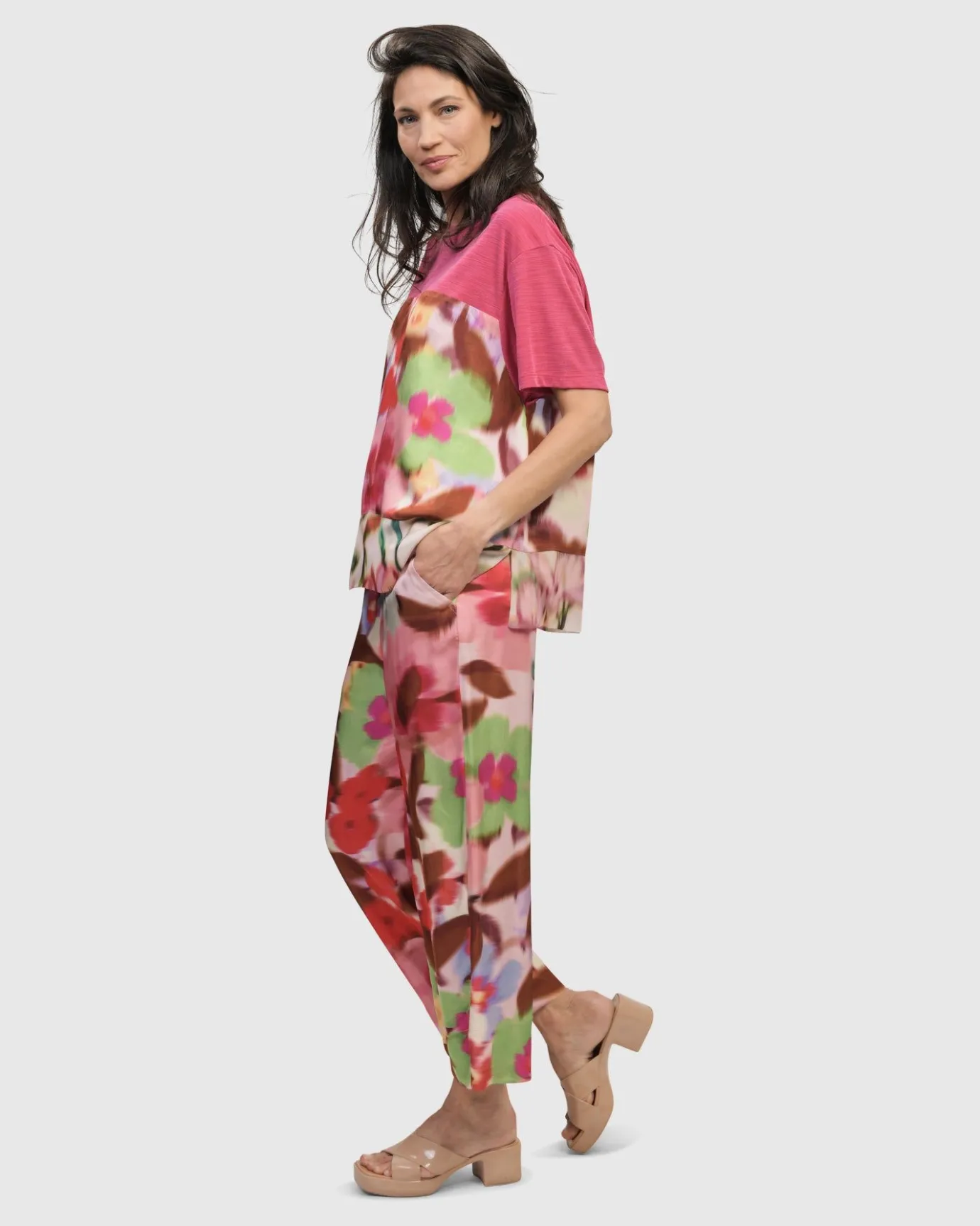 Women Alembika Pants & Skirts<Cherry Blossom Pants, Blush