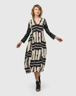 Women Alembika Dresses<Chicha Cocoon Dress, Savanna