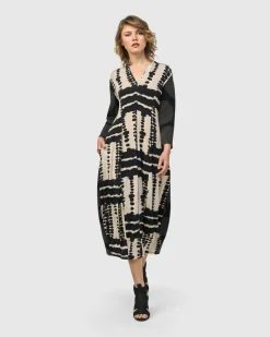 Women Alembika Dresses<Chicha Cocoon Dress, Savanna