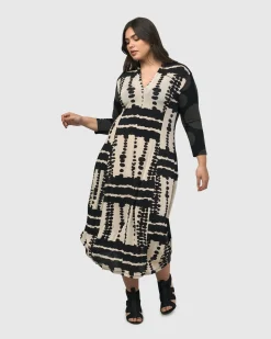 Women Alembika Plus<Chicha Cocoon Dress, Savanna