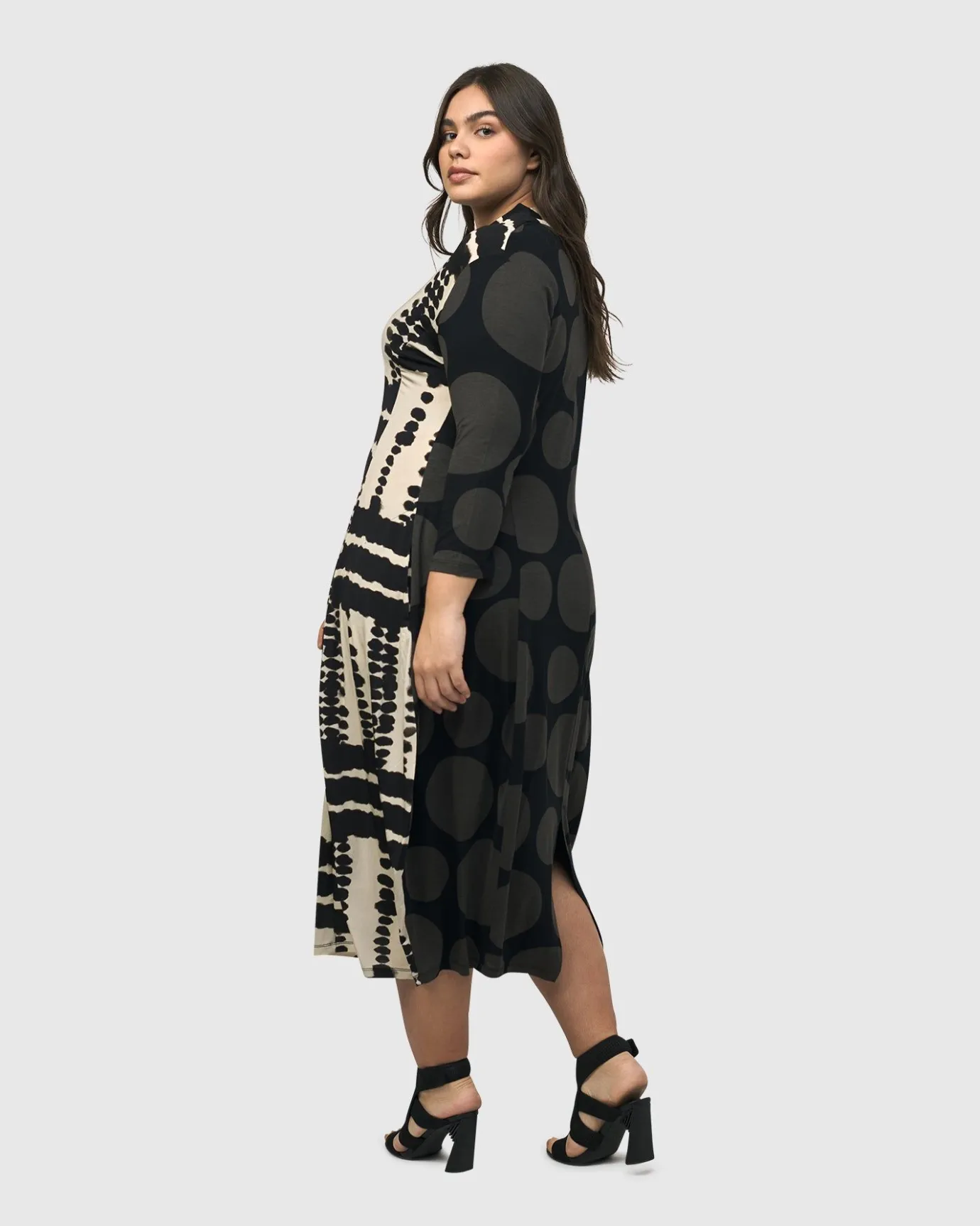 Women Alembika Plus<Chicha Cocoon Dress, Savanna