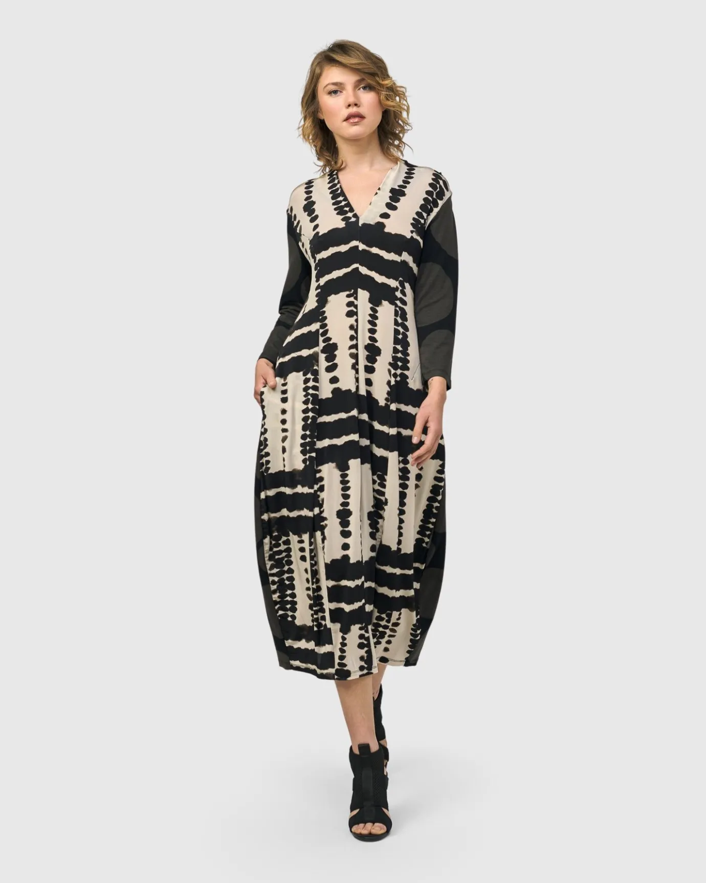 Women Alembika Plus<Chicha Cocoon Dress, Savanna