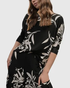 Women Alembika Plus<Ciao Ciao Blouson Top, Floral