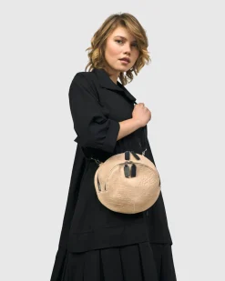Women Alembika Bags & Pouches<Circle Canteen Bag, Nude