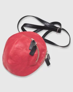 Women Alembika Accessories<Circle Canteen Bag, Vermillion