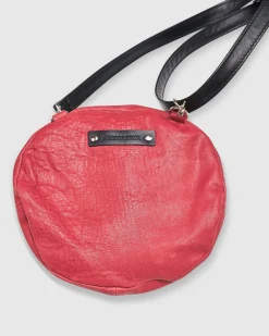 Women Alembika Bags & Pouches<Circle Canteen Bag, Vermillion
