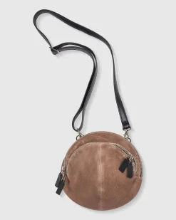 Women Alembika Bags & Pouches<Circle Canteen Bag, Wood