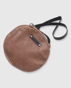 Women Alembika Accessories<Circle Canteen Bag, Wood