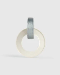 Women Alembika Accessories<Circle Duet Earrings, Frost