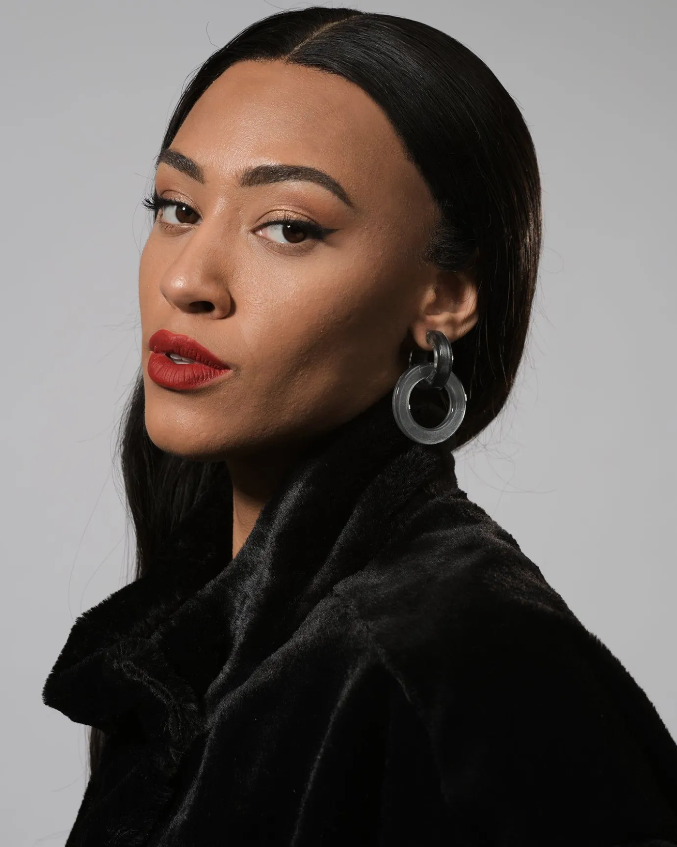 Women Alembika Jewelry<Circle Duet Earrings, Starlight