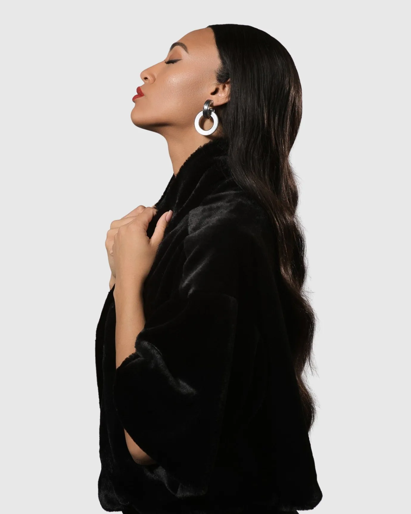 Women Alembika Jewelry<Circle Duet Earrings, Starlight