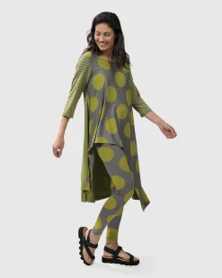 Women Alembika Tops & Tunics<City Sizzle Swing Tunic Top, Lime