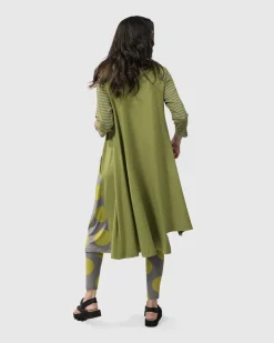 Women Alembika Plus<City Sizzle Swing Tunic Top, Lime