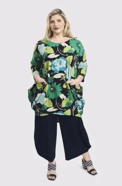Women Alembika Tops & Tunics<Cocoon Tunic Top, Floral