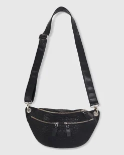 Women Alembika Accessories<Crossbody Sling Bag, Black Strap