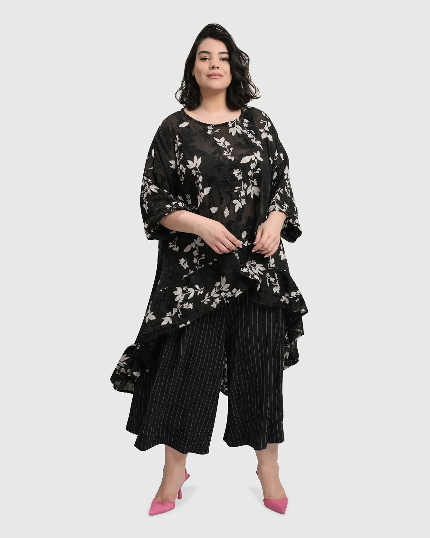 Women Alembika Tops & Tunics<Cultured Club Hi Lo Top, Leaves
