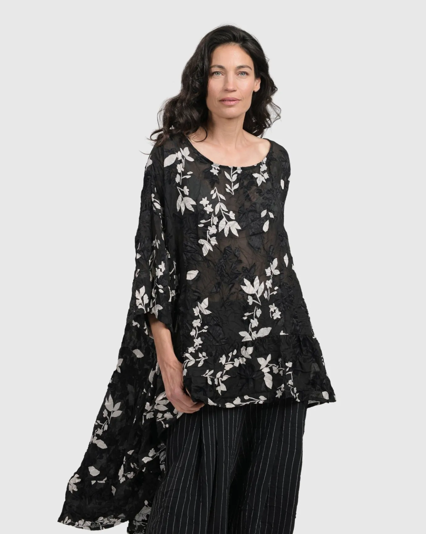 Women Alembika Tops & Tunics<Cultured Club Hi Lo Top, Leaves