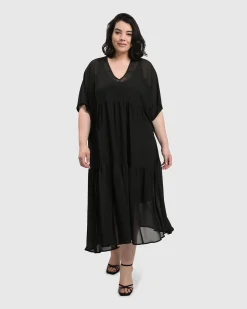 Women Alembika Plus<Cultured Club Maxi Dress, Lace