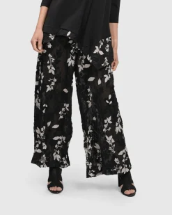 Women Alembika Plus<Cultured Club Palazzo Pants, Leaves
