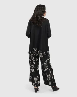 Women Alembika Plus<Cultured Club Palazzo Pants, Leaves