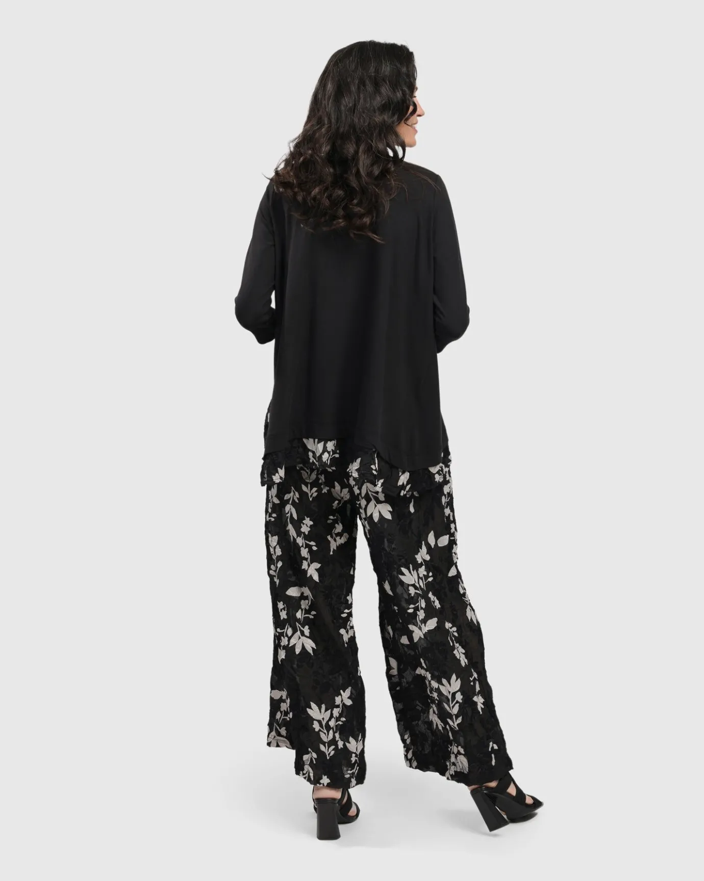 Women Alembika Pants & Skirts<Cultured Club Palazzo Pants, Leaves