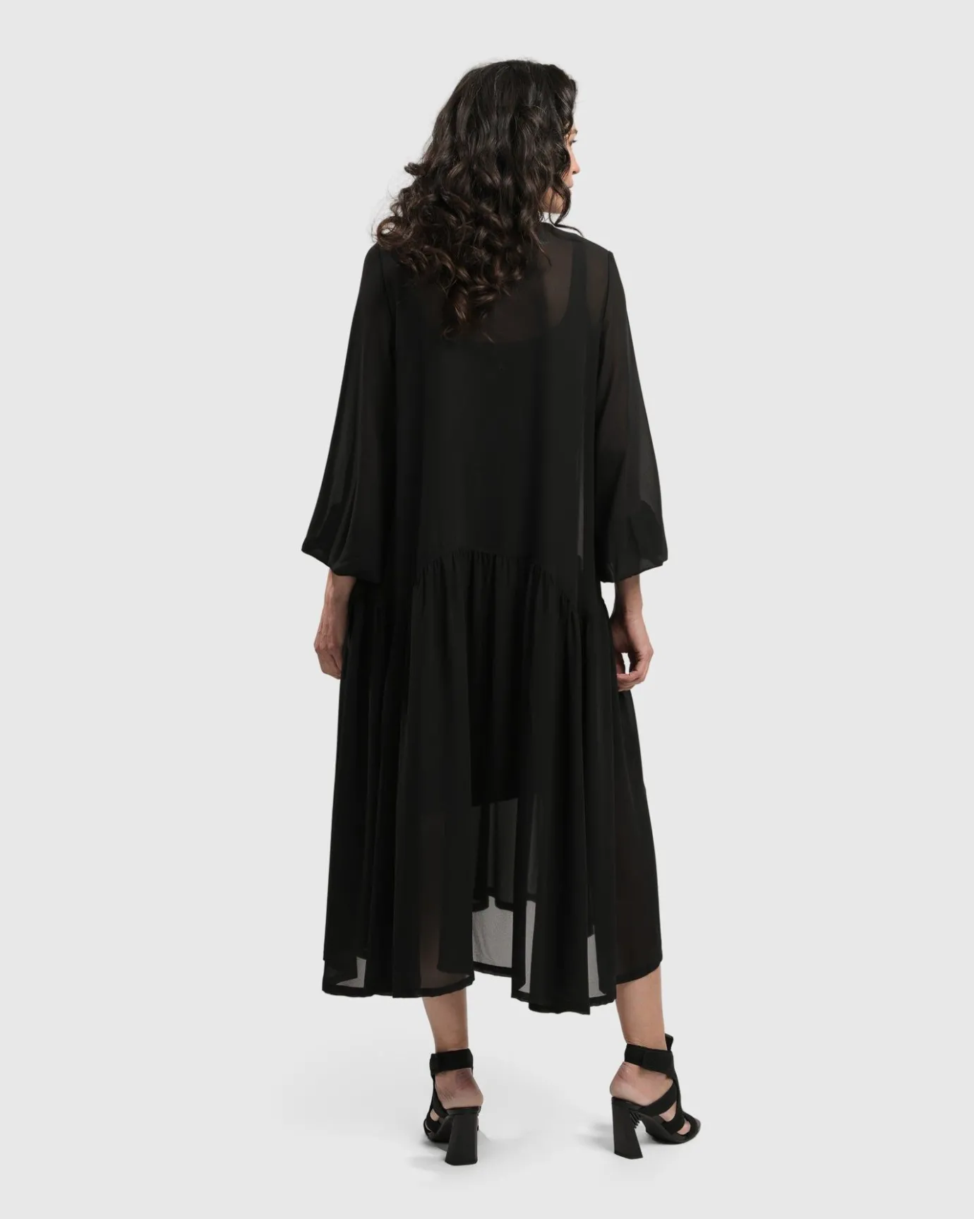 Women Alembika Dresses<Cultured Club Popover Dress, Black
