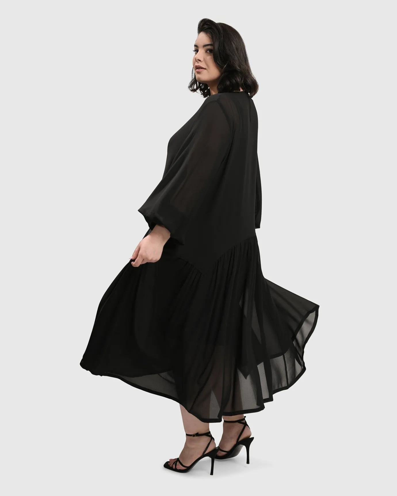 Women Alembika Dresses<Cultured Club Popover Dress, Black