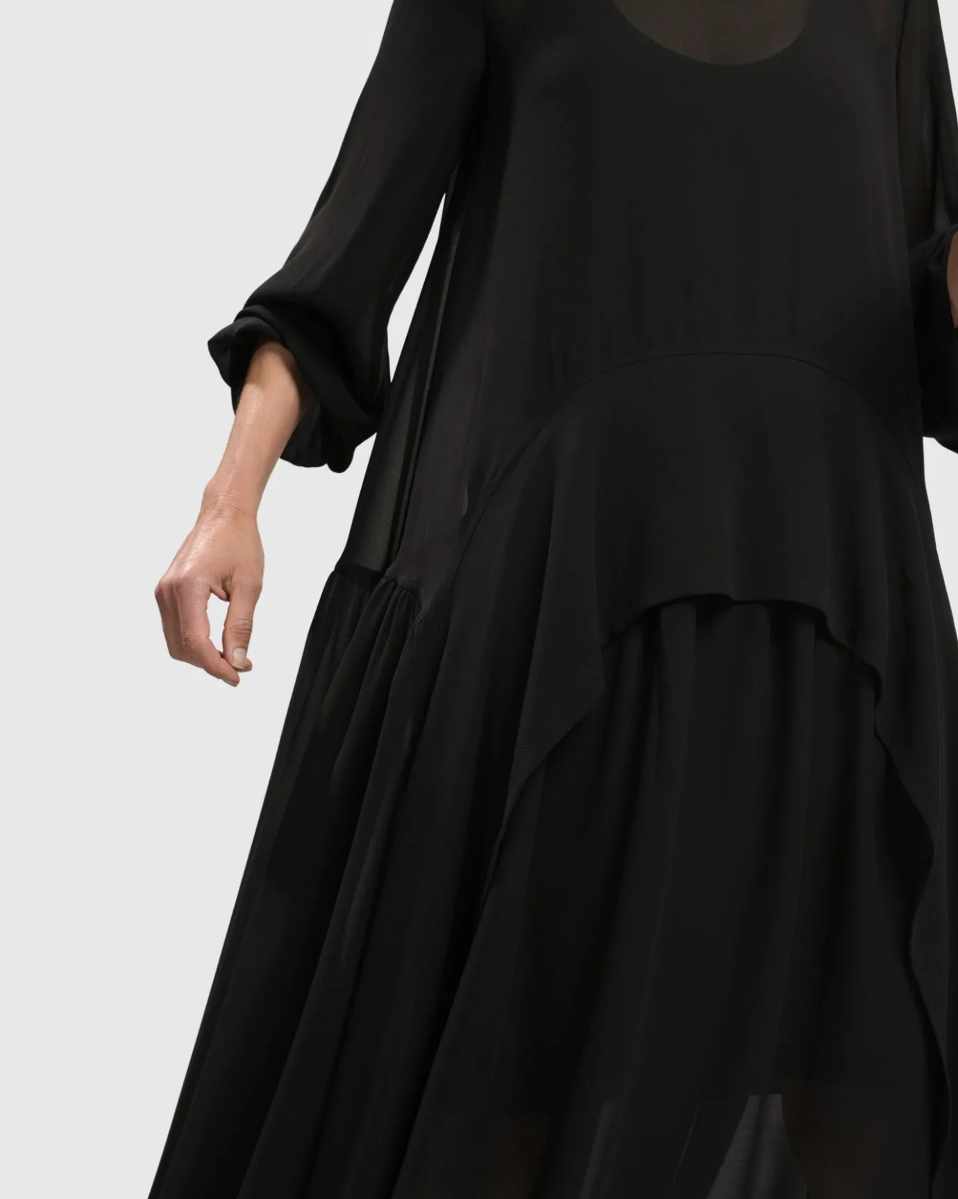 Women Alembika Dresses<Cultured Club Popover Dress, Black