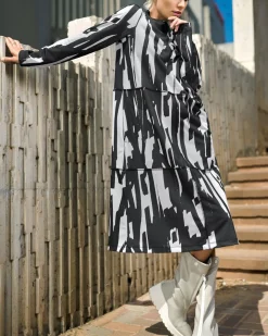 Women Alembika Dresses<Cyber Boxy Dress, Brush