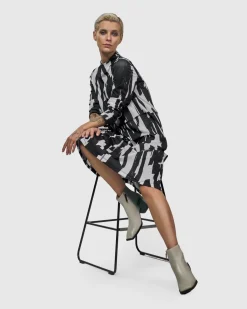 Women Alembika Dresses<Cyber Boxy Dress, Brush