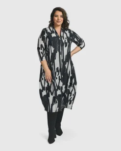 Women Alembika Plus<Cyber Cocoon Dress, Brush
