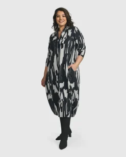 Women Alembika Dresses<Cyber Cocoon Dress, Brush