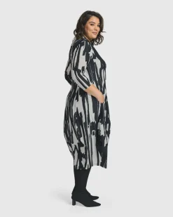 Women Alembika Dresses<Cyber Cocoon Dress, Brush